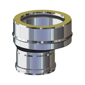 Maggiorazione m/f doppia parete acc. inox Pd STA