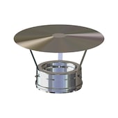 Cappello cinese doppia parete acciaio inox Pd STA