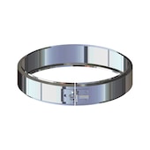 Fascetta bloccaggio doppia parete acc. inox Pd STA