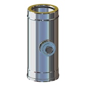 Elem. ispezione m/f T200 doppia par. acc. inox STA