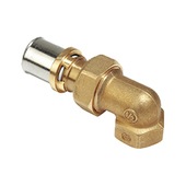 Racc. curvo tre pezzi fil. femmina MP RM19 GIM