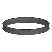 Guarnizione monolabbro in EPDM nero PAB