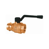 Press-Kugelhahn IG T16CRNLFE schwarzer Hebel GCM