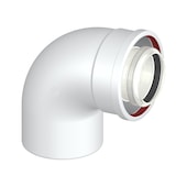 Curva 87 gradi coassiale m/f DN60/100 Pab STA