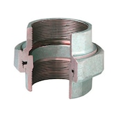 Bocchettone sede conica f/f Fig.340 EO zincato EUC