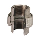 Bocchettone sede piana f/f Fig.330 EO zincato EUC