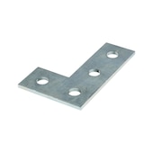 Flat connector, C-mounting rail