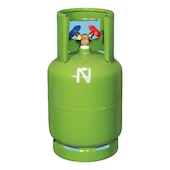 Empty gas cylinder for refrigerant