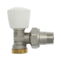 Manual angle valve with eurocone connection