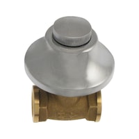 Flush-mounted tap with cap