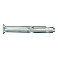 Anchor with flat countersunk head screw