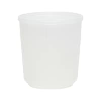 Paint mixing cup with lid