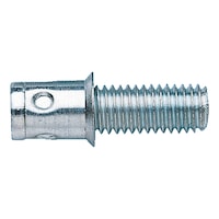 Blind riveting screw with countersunk head
