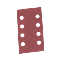 Vehicle dry abrasive paper strip RED PERFECT<SUP>®</SUP>
