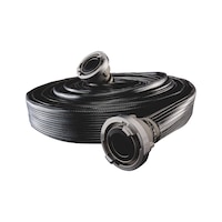 Rubberised construction and industrial hose