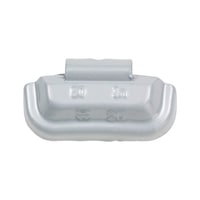 Zinc clip-on wheel weight For car steel rims