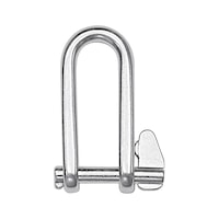 Key pin shackle stainless steel A4
