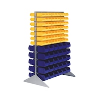 Double-sided standing shelving unit 1500