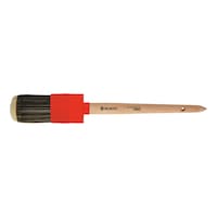 Round paintbrush For water-based lacquer and paint systems