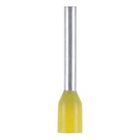 Wire end ferrule with plastic sleeve