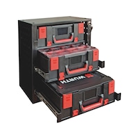Stacking cabinet set with ORSY® system cases 4.4.2