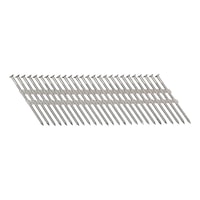 Round-headed strip nails, 34° With ring shank. Plain A2 stainless steel