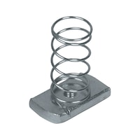  Channel nuts with springs