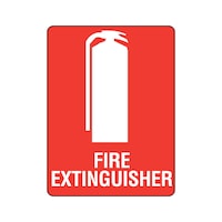Fire extinguisher (with text)