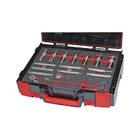 Shock absorber tool set, universal 22 pieces