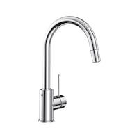 Blancomida S tap With a gently curved spout on a slender, straight body