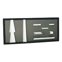 Open tool holder panel