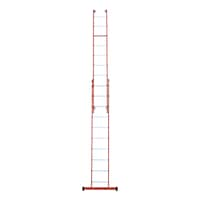 Manual extendible fibreglass ladder