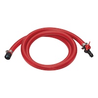 AdBlue hose with shut-off valve