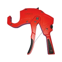 Pistol grip plastic pipe cutter