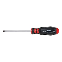 Slotted screwdriver With hexagon shank