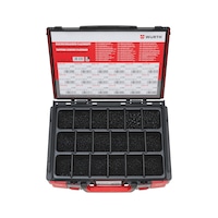 Tapping screws, pan head assortment 1778 pieces in system case 4.4.1.