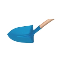 Swan-neck shovel