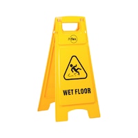 Safety sign for wet floor