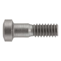 Clamping screw for ISO C clamping system