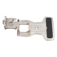 Single-joint hinge OBS 6 clip mounting