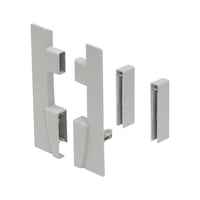 Set de soportes DWD XP Para rieles rectangulares H95/182