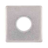 Anilha, quadrada DIN 436, aço inox A4, simples