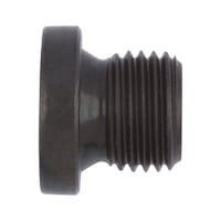Hexagon socket screw-in nut with collar DIN 908, steel, plain