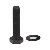 Replacement screw for round screw hole punch