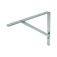 Shelf support zinc plated w. removable cross brace