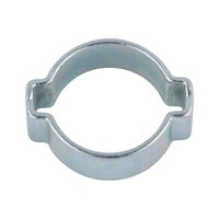 Two-ear-clamp steel zinc plated