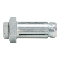 Hollow profile fastener BoxBolt<SUP>®</SUP> Steel, zinc-plated, with CE marking
