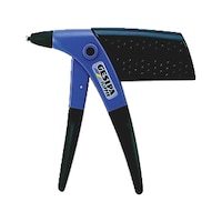 Hand rivet tool  With collection container