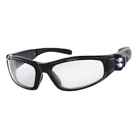 Safety glasses with LED