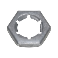 Locking nut DIN 7967 hot-dip galvanised steel